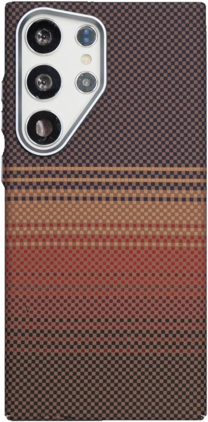 Teklito compatible for samsung galaxy s25 ultra 6.9" Case Compatible with MagSafe | UltraGaurd Aramid Fiber Woven Cover with a Caseless Feel | Thin, Light & Protective Case